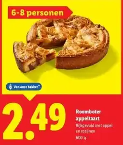 Lidl Roomboter appeltaart aanbieding