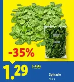 Lidl Spinazie aanbieding