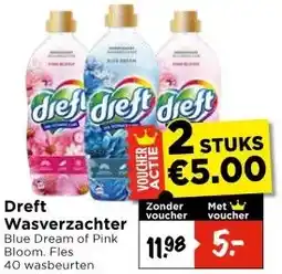 Vomar Voordeelmarkt Dreft Wasverzachter aanbieding