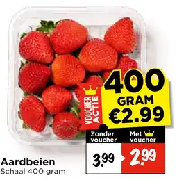 Vomar Voordeelmarkt Aardbeien aanbieding