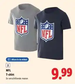 Lidl NFL T-shirt aanbieding