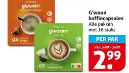 Hoogvliet G'woon koffiecapsules aanbieding