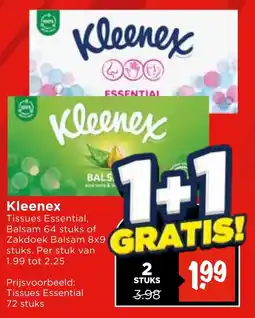 Vomar Voordeelmarkt Kleenex aanbieding