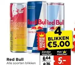 Vomar Voordeelmarkt Red Bull aanbieding