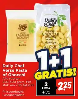 Vomar Voordeelmarkt Daily Chef Verse Pasta of Gnocchi aanbieding