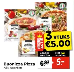 Vomar Voordeelmarkt Buonizza Pizza aanbieding