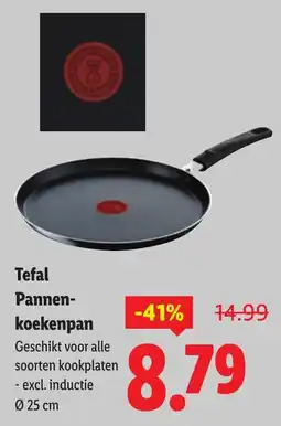 Lidl Tefal Pannenkoekenpan aanbieding