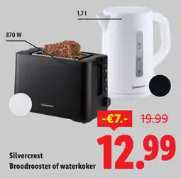 Lidl Silvercrest Broodrooster of waterkoker aanbieding