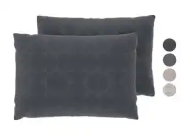 Lidl LIVARNO Set van 2 satijnen kussenslopen 60 x 50 cm aanbieding