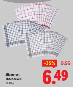 Lidl Silvercrest Theedoeken aanbieding