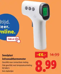 Lidl Sensiplast Infraroodthermometer aanbieding