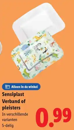 Lidl Sensiplast Verband of pleisters aanbieding