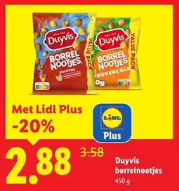 Lidl Duyvis borrelnootjes aanbieding