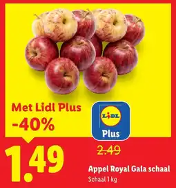 Lidl Royal Gala schaal aanbieding