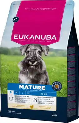 Pets Place Eukanuba Mature Small Breed - Hondenbrokken - Kip 3 kg aanbieding