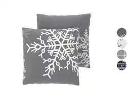 Lidl LIVARNO Set van 2 fleece kussenslopen 60 x 50 cm aanbieding