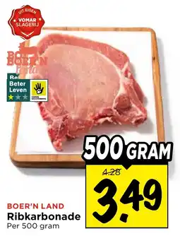 Vomar Voordeelmarkt Boer'n land ribkarbonade aanbieding