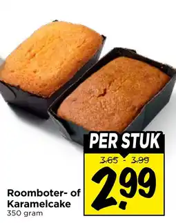 Vomar Voordeelmarkt Roomboter of Karamelcake aanbieding