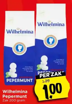 Vomar Voordeelmarkt Wilhelmina Pepermunt aanbieding