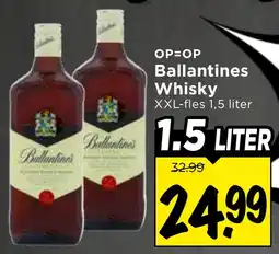 Vomar Voordeelmarkt Ballantines Whisky aanbieding