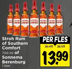 Vomar Voordeelmarkt Stroh Rum of Southern Comfort of Sonnema Berenburg aanbieding