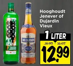 Vomar Voordeelmarkt Hooghoudt Jenever of Dujardin Vieux aanbieding