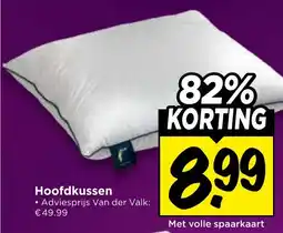 Vomar Voordeelmarkt Hoofdkussen aanbieding