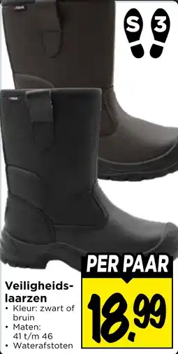 Vomar Voordeelmarkt S3 Veiligheids- laarzen aanbieding