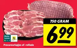 Nettorama Procureurlapjes of -rollade aanbieding