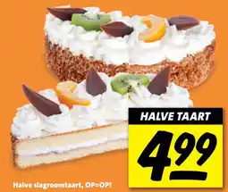 Nettorama Halve slagroomtaart aanbieding