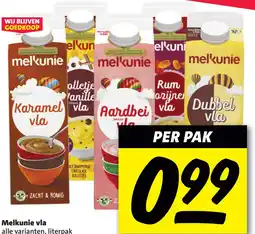 Nettorama Melkunie vla aanbieding