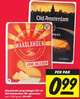 Nettorama Maaslander jong belegen 50+ of Old Amsterdam 48+ gesneden aanbieding