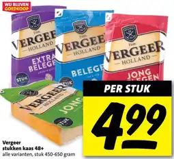 Nettorama Vergeer stukken kaas 48+ aanbieding