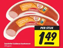 Nettorama Zandvliet Gelderse kookworst aanbieding