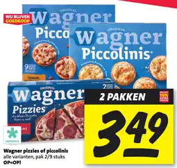 Nettorama Wagner pizzies of piccolinis aanbieding