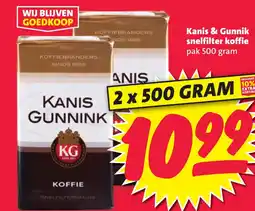 Nettorama Kanis & Gunnik snelfilter koffie aanbieding