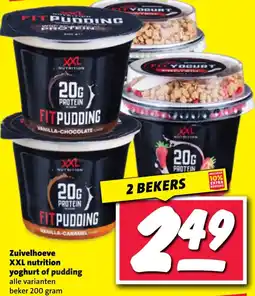 Nettorama Zuivelhoeve XXL nutrition yoghurt of pudding aanbieding