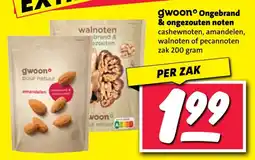 Nettorama Gwoon ongebrand & ongezouten noten aanbieding