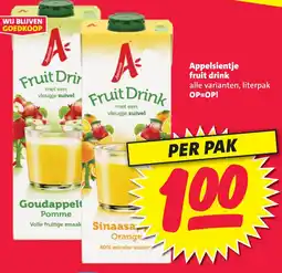 Nettorama Appelsientje fruit drink aanbieding