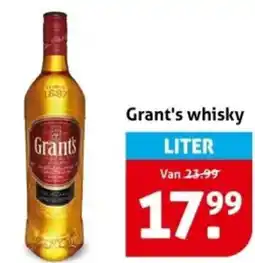Hoogvliet Grant's whisky aanbieding