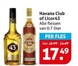 Hoogvliet Havana Club of Licor43 aanbieding