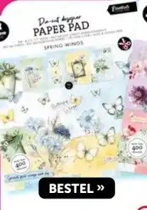 Boekenvoordeel PAPER PAD SPRING WINGS aanbieding