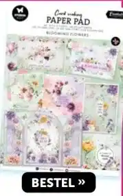 Boekenvoordeel PAPER PAD BLOOMING FLOWERS aanbieding