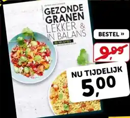 Boekenvoordeel GEZONDE GRANEN LEKKER & IN BALANS aanbieding