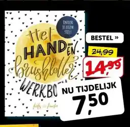 Boekenvoordeel Het HAND brushleter WERKBOEK aanbieding