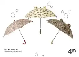 Zeeman Kinder paraplu aanbieding