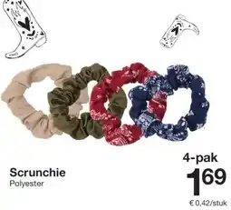 Zeeman Scrunchie aanbieding