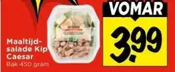 Vomar Voordeelmarkt Maaltijd- salade Kip Caesar aanbieding
