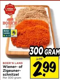 Vomar Voordeelmarkt Wiener- of Zigeuner- schnitzel aanbieding