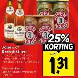 Vomar Voordeelmarkt Jopen of Benediktiner aanbieding